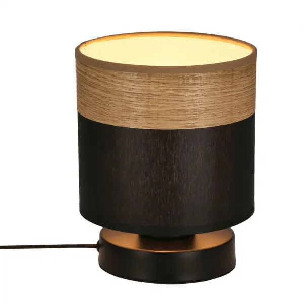 Stolová lampa Porto 1x60W e27 tienidlo čierne + dyha