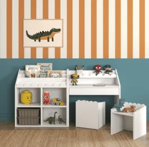 ArtBel Detská stolička Book Nook | biela