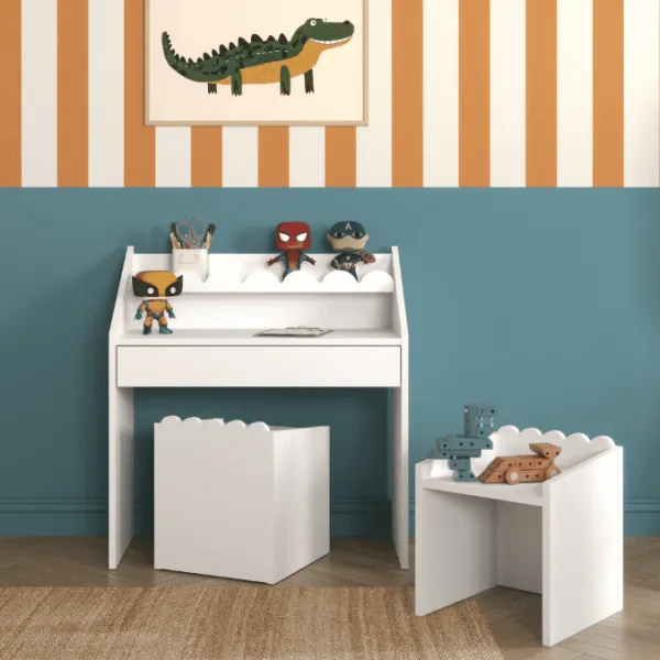 ArtBel Detská stolička Book Nook | biela