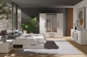 ArtGiB Manželská posteľ MAXIONE | MX-04 biela