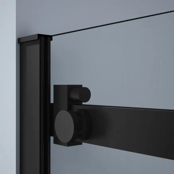 GELCO DRAGON BLACK Sprchové dvere do niky 1400 číre sklo, GD4614B GD4614B