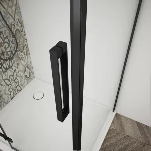 GELCO TRINITY BLACK dvere do niky ľavé, 800 matné sklo, GT1280ML-B GT1280ML-B