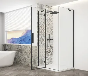 GELCO - TRINITY BLACK štvorcový kút 800x800 ľavý, číre sklo, GT5680-80CL-B GT5680-80CL-B