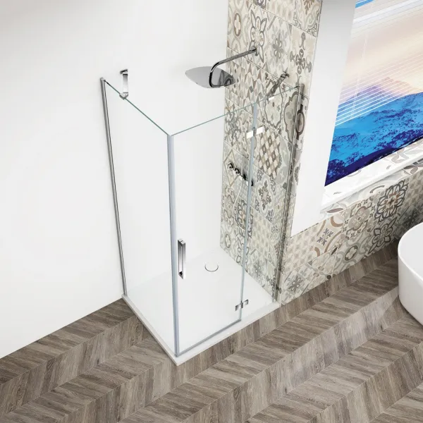 GELCO - TRINITY CHROM štvorcový kút 800x800 pravý, číre sklo, GT5680-80CR-CH GT5680-80CR-CH