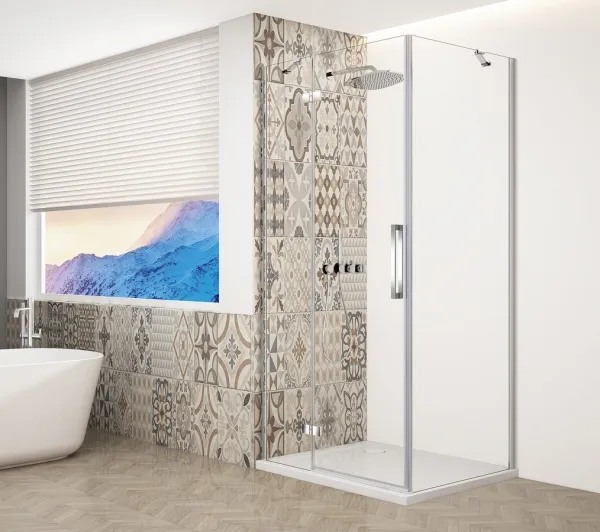 GELCO - TRINITY CHROM štvorcový kút 800x800 ľavý, číre sklo, GT5680-80CL-CH GT5680-80CL-CH