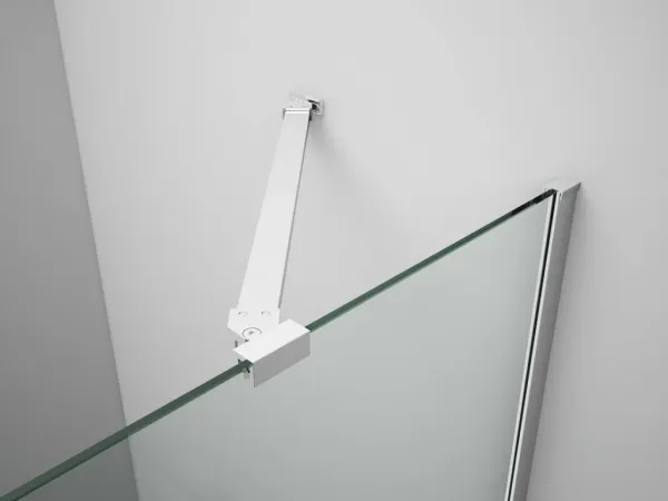 GELCO TRINITY CHROM dvere do niky ľavé, 800 matné sklo, GT1280ML-CH GT1280ML-CH