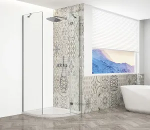 GELCO TRINITY CHROM štvrťkruhový kút 900x900 pravý, číre sklo, GT6590CL-CH GT6590CR-CH
