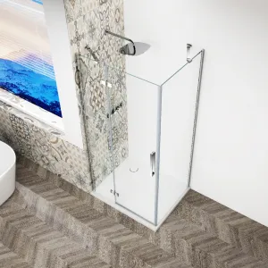 GELCO - TRINITY CHROM štvorcový kút 800x800 ľavý, číre sklo, GT5680-80CL-CH GT5680-80CL-CH