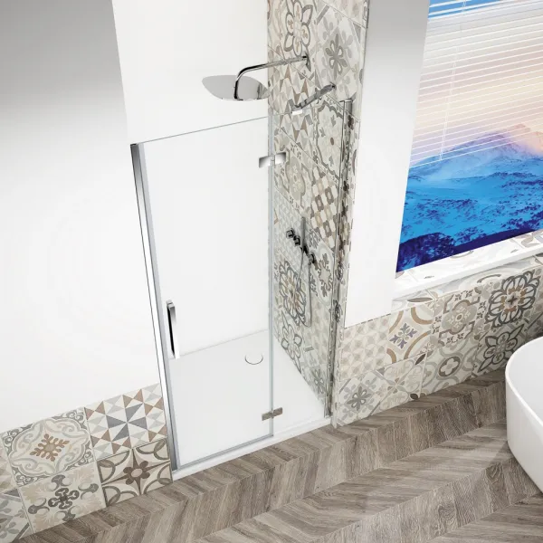 GELCO TRINITY CHROM dvere do niky pravé, 800 číre sklo, GT1280CR-CH GT1280CR-CH