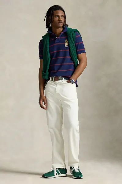 Bavlnené polo tričko Polo Ralph Lauren Sskccmslm24 Short Sleeve