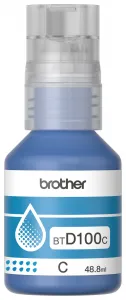 Brother BT-D100 BTD100C azúrová (cyan) originálna atramentová náplň