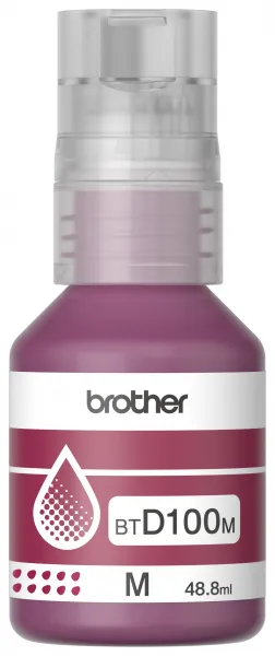 Brother BT-D100 BTD100M purpurová (magenta) originálna atramentová náplň