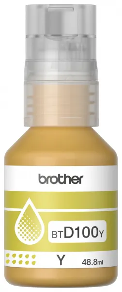Brother BT-D100 BTD100Y žltá (yellow) originálna atramentová náplň