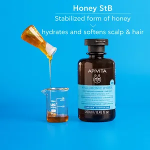 Apivita Hyaluronic Hydra Fine Hair Moisturizing Shampoo hydratačný šampón pre jemné vlasy 250 ml