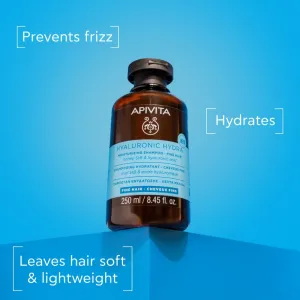 Apivita Hyaluronic Hydra Fine Hair Moisturizing Shampoo hydratačný šampón pre jemné vlasy 250 ml