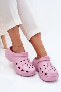 BIG STAR SHOES Dámske Penové Šľapky Na Masívnej Podošve Big Star