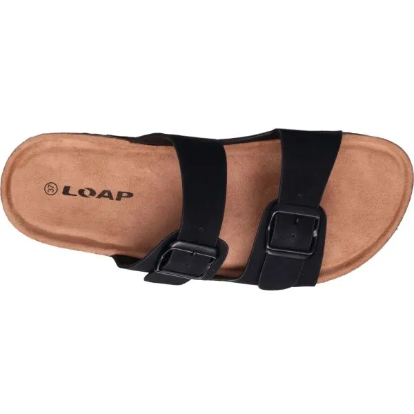 LOAP NOKIS J Chlapčenské šľapky, čierna, veľkosť