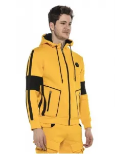 Pánska mikina CIPO & BAXX CL387 YELLOW Farba: Žltá, Konfekčná veľkosť: L