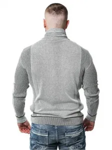 Pánsky sveter CIPO & BAXX CP227 GREY Farba: Sivá, Konfekčná veľkosť: S