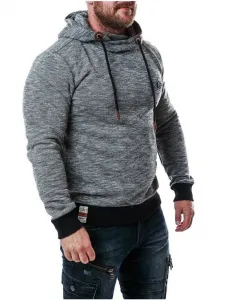 Pánska mikina CIPO & BAXX CL425 GREY-MELANGE Farba: Sivá, Konfekčná veľkosť: S