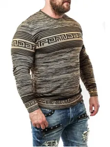 Pánsky sveter CIPO & BAXX CP244 CAMEL Farba: Hnedá, Konfekčná veľkosť: M