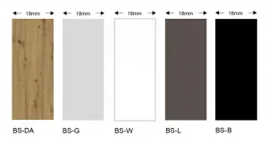 ArtExt Double system BS 60/82 ku kuchynským linkám Farba korpusu: Grey