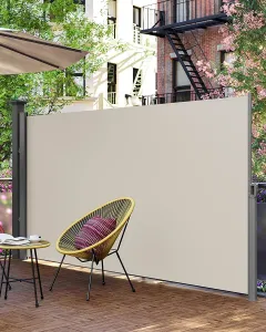 SONGMICS Bočná markíza Orrine 180x350 cm béžová