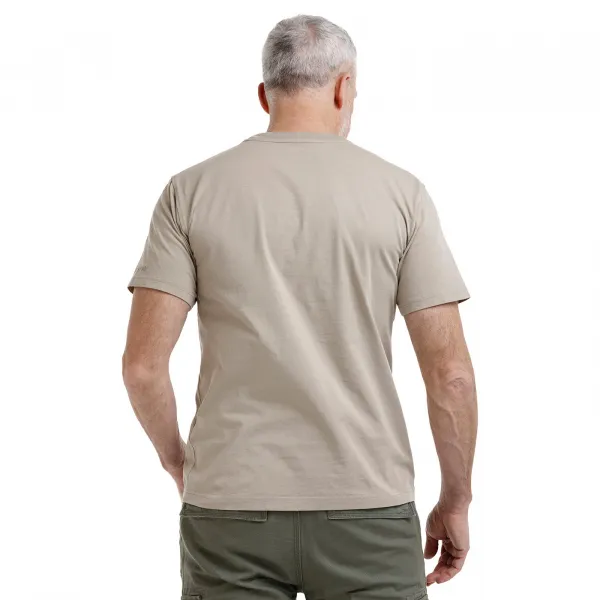 Bushman Pánske tričko Origin III, pieskovo hnedé S