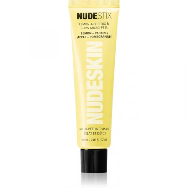 Nudestix Nudeskin Lemon-Aid Detox & Glow Micro-Peel rozjasňujúci peeling na tvár 60 ml
