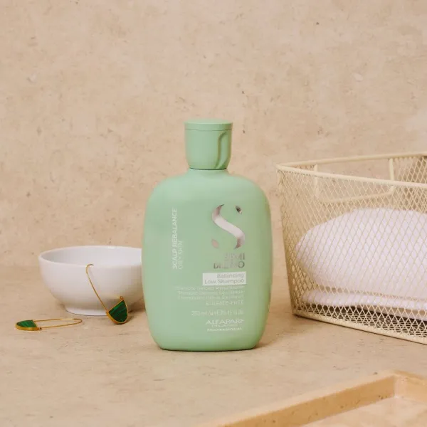 Alfaparf Milano Semi Di Lino Scalp Rebalance šampón pre mastnú vlasovú pokožku 250 ml