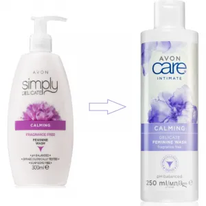 Avon Care Intimate Calming upokojujúci gél na intímnu hygienu bez parfumácie 250 ml