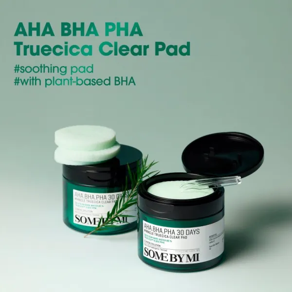 Some By Mi AHA∙BHA∙PHA 30 Days Miracle Truecica Clear Pad čistiace tampóny pre problematickú pleť, akné 70 ks