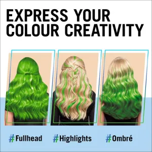 Schwarzkopf LIVE Ultra Brights or Pastel semipermanentná farba na vlasy odtieň 024 Vivid Green 1 ks
