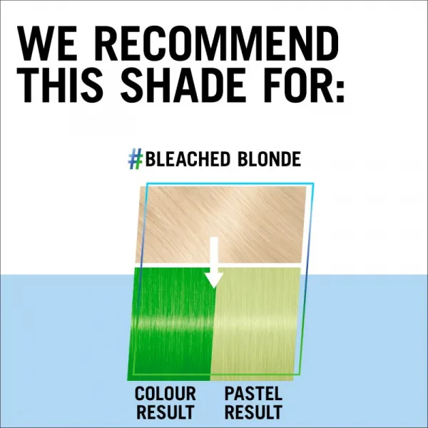 Schwarzkopf LIVE Ultra Brights or Pastel semipermanentná farba na vlasy odtieň 024 Vivid Green 1 ks