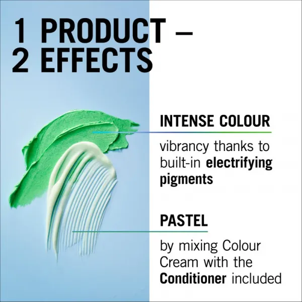 Schwarzkopf LIVE Ultra Brights or Pastel semipermanentná farba na vlasy odtieň 024 Vivid Green 1 ks