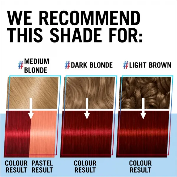 Schwarzkopf LIVE Ultra Brights or Pastel semipermanentná farba na vlasy odtieň 026 Dark Red 1 ks