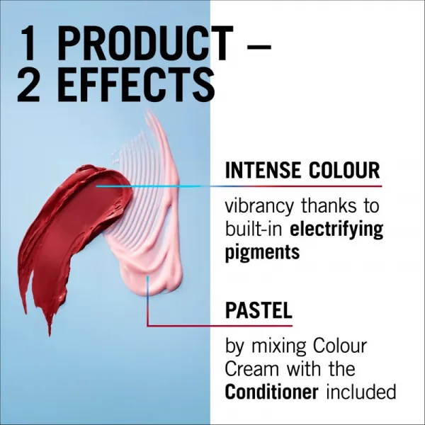 Schwarzkopf LIVE Ultra Brights or Pastel semipermanentná farba na vlasy odtieň 026 Dark Red 1 ks