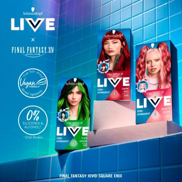 Schwarzkopf LIVE Ultra Brights or Pastel semipermanentná farba na vlasy odtieň 026 Dark Red 1 ks
