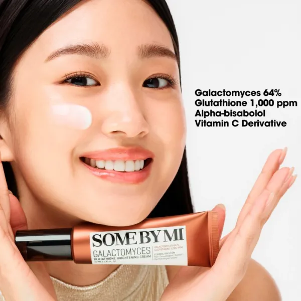 Some By Mi Galactomyces Glutathione Brightening Cream revitalizačný a rozjasňujúci krém pre zjednotenie farebného tónu pleti 40 ml