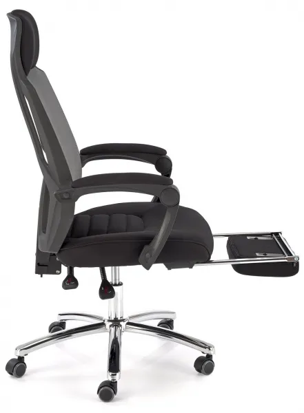 HALMAR Kancelárske kreslo Freeman, čierna / popolavá