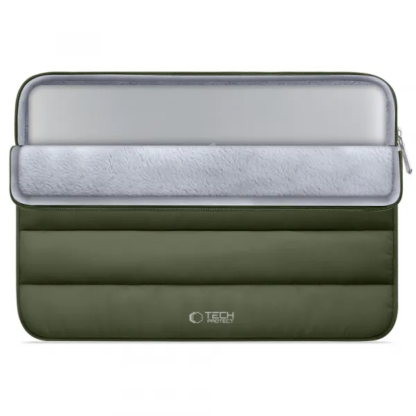 Tech-Protect Fluffy obal na notebook 15-16'', zelený
