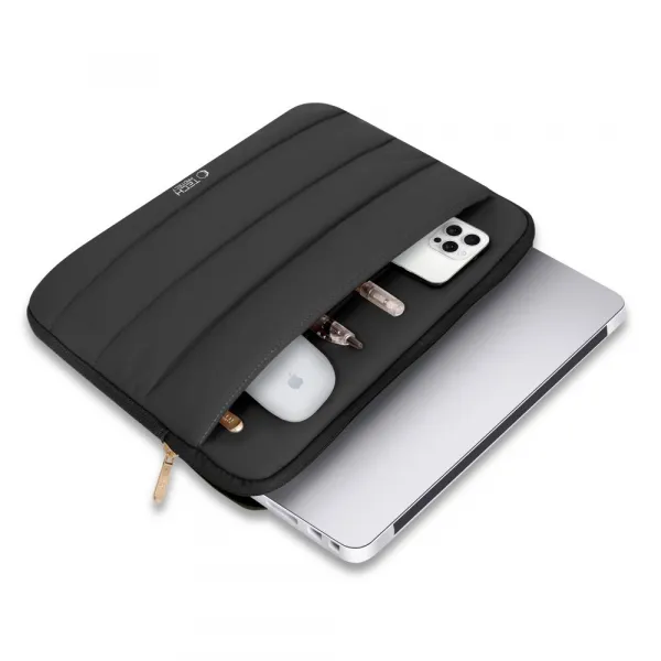 Tech-Protect Fluffy obal na notebook 13-14'', čierny