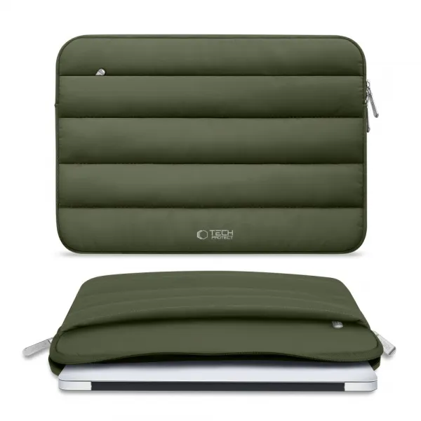 Tech-Protect Fluffy obal na notebook 13-14'', zelený