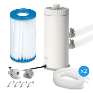 Filtračnéčerpadloprebazén2006L/h+filtreainštalačnéprvkyINTEX26604