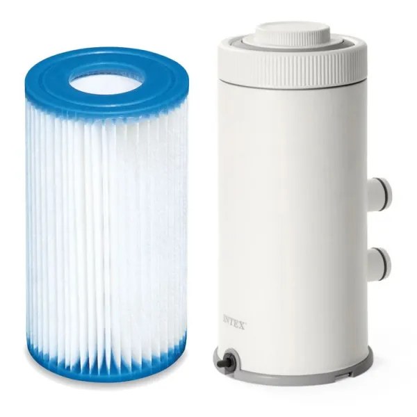 Filtračnéčerpadloprebazén2006L/h+filtreainštalačnéprvkyINTEX26604