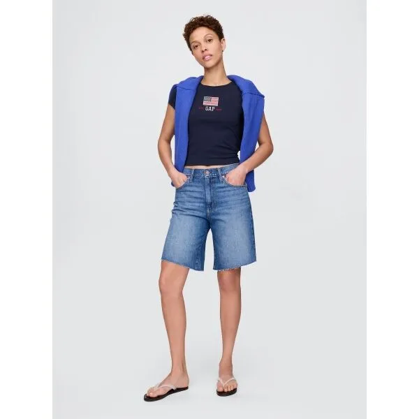 GAP Crop T-shirt Americana - Women's