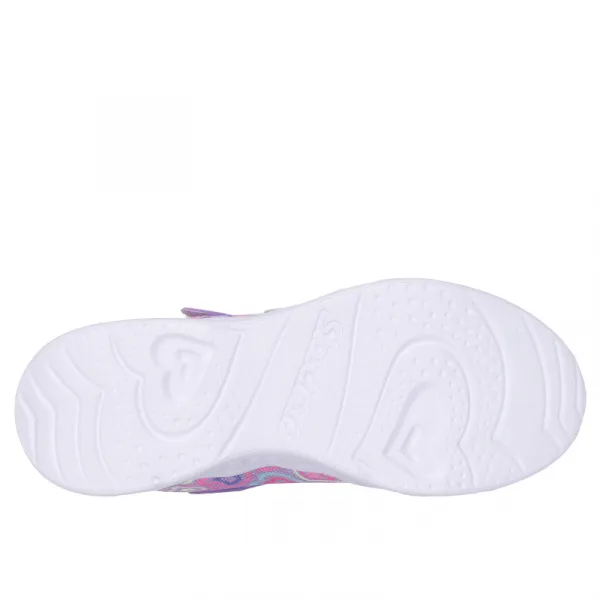 Dievčenská rekreačná obuv SKECHERS Heart Lights Boogie Love K lavender