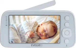 EVOLVEO Baby Monitor N5, Set videochůvičky s 360° dohledem, obousměrnou komunikací a ukolébavkami, modrá