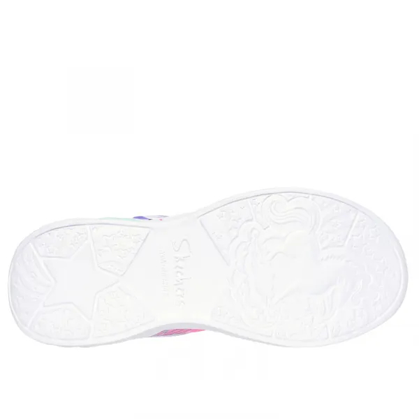 Dievčenská rekreačná obuv SKECHERS S Lights Unicorn Wishful Magic K lavender hot pink