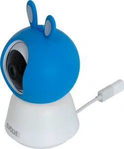 EVOLVEO Baby Monitor N5, Set videochůvičky s 360° dohledem, obousměrnou komunikací a ukolébavkami, modrá
